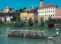 Pltte auf der Salzach