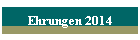 Ehrungen 2014